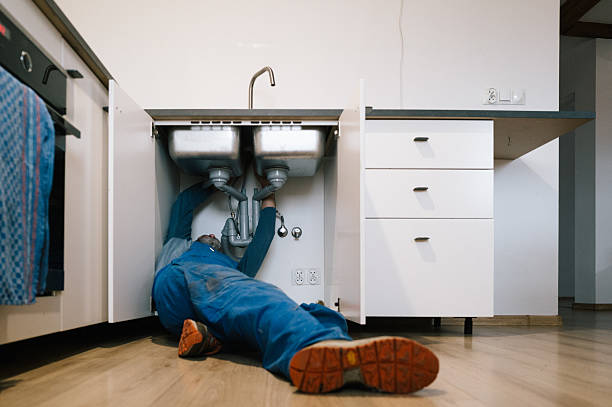 Professional Leak Detection technician working in Germantown, WI